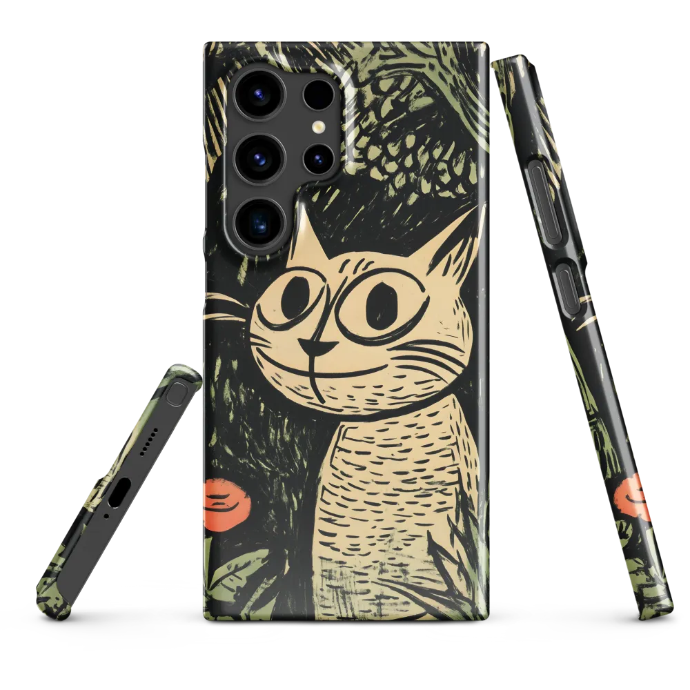 Whimsical Cat in the Forest