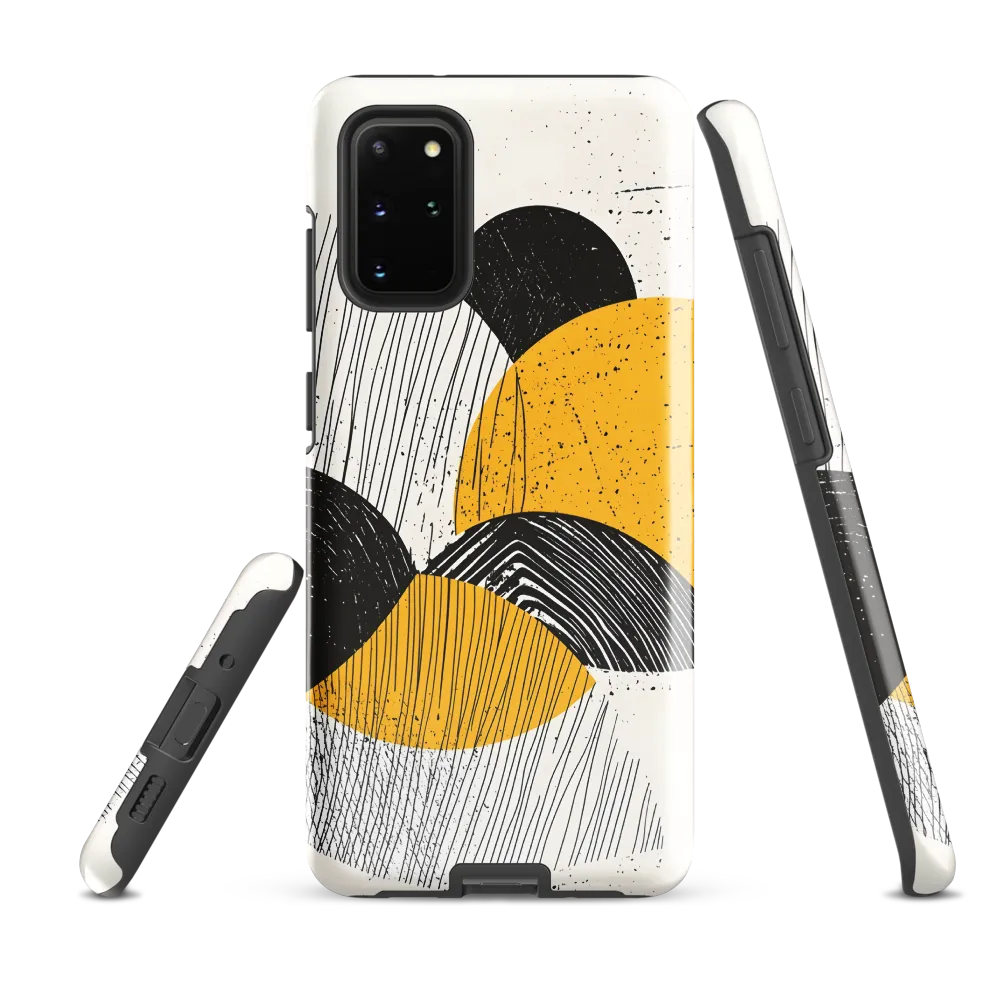 Dynamic Harmony in Black and Yellow