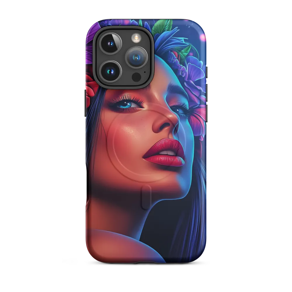 Radiance of the Floral Queen | Phone Case |  16 Pro Max | MagSafe® Tough Case | Matte