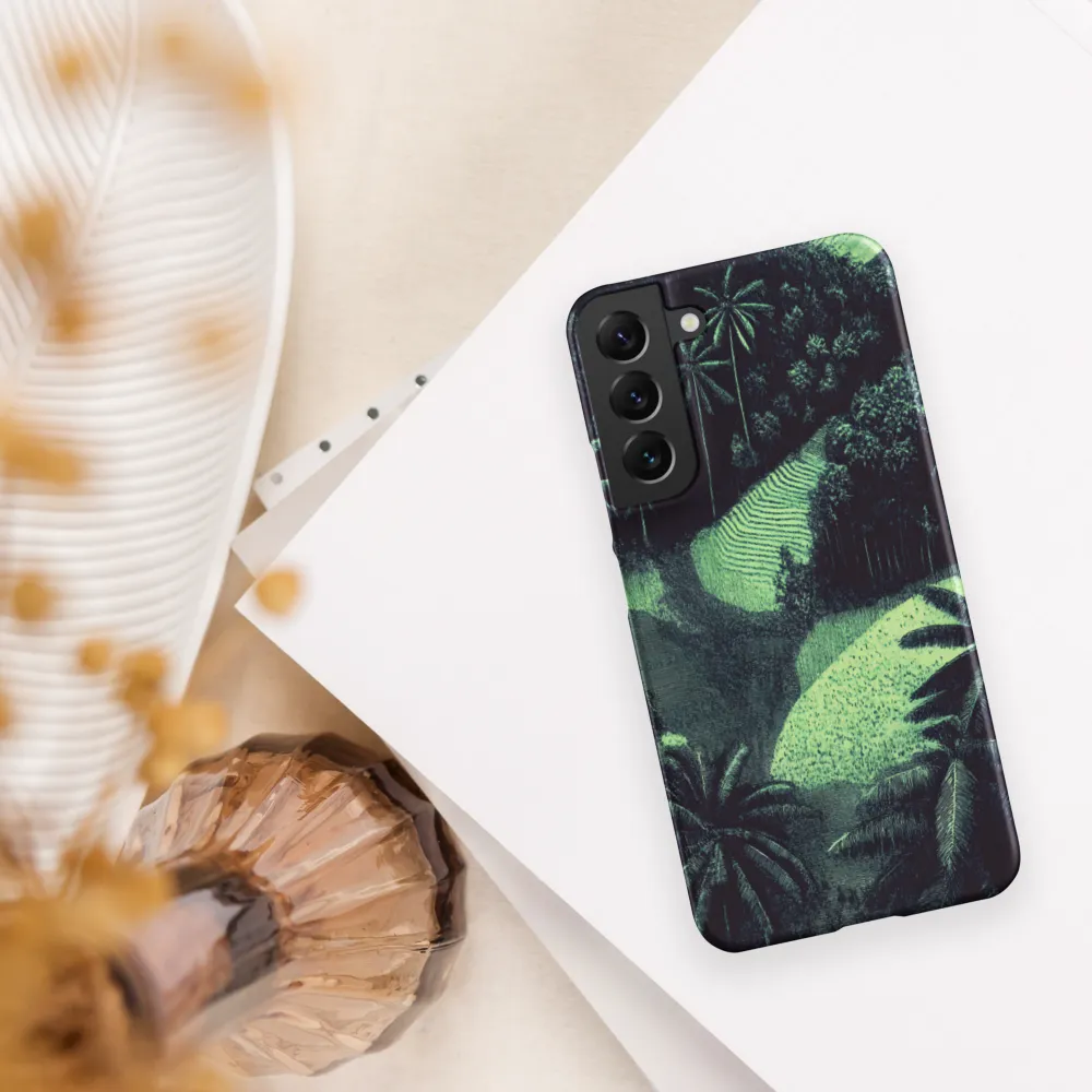 Harmony in Green: A Surreal Landscape