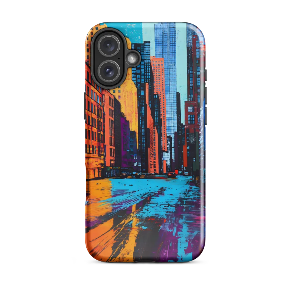 Vibrant Urban Horizons | Phone Case |  16 Plus | Tough Case | Glossy