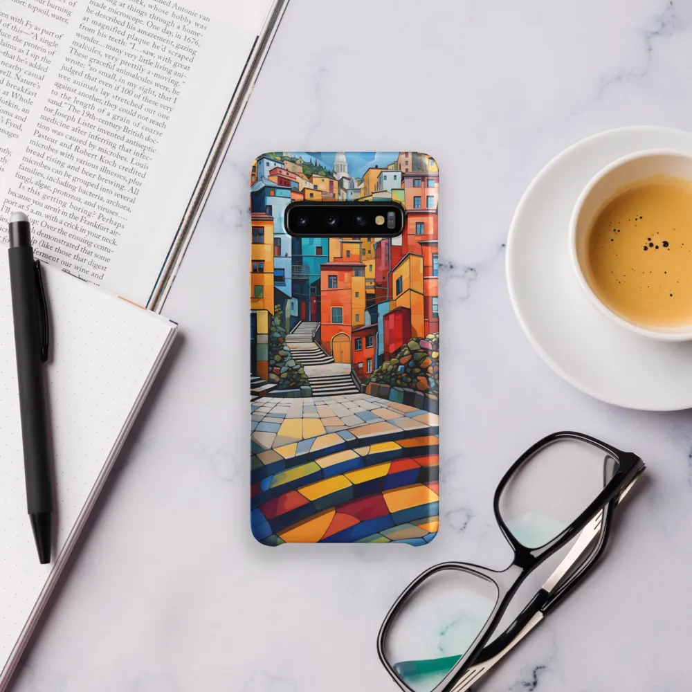 Vibrant Village: A Cubist Journey