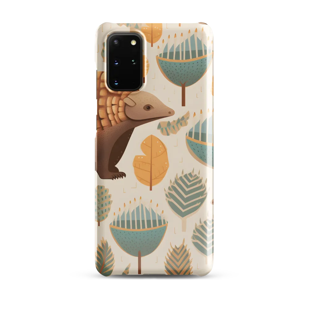 Pangolins in a Whimsical Habitat
