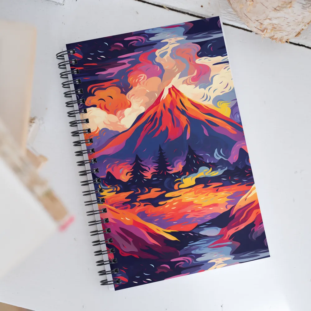 Fiery Majesty | Spiral Notebook