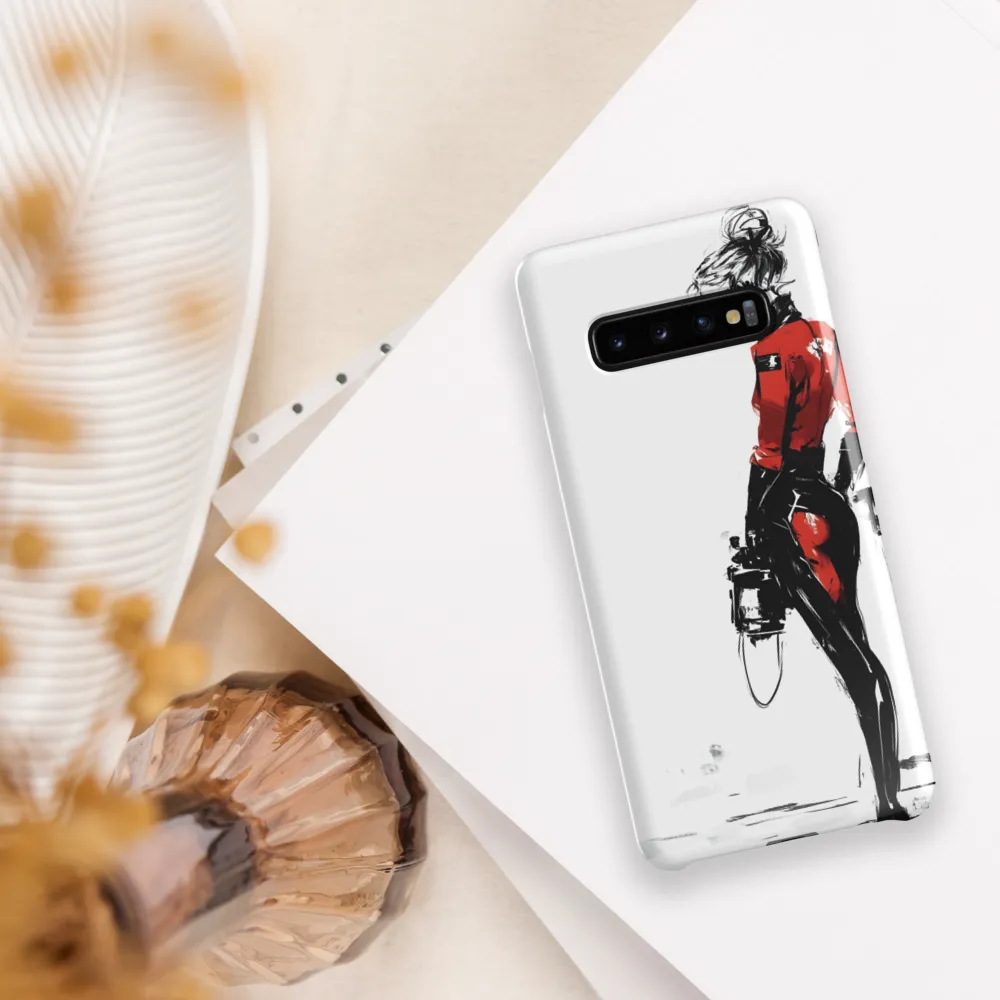 The Edgy Elegance | Phone Case |  S10 Plus | Snap Case | Glossy