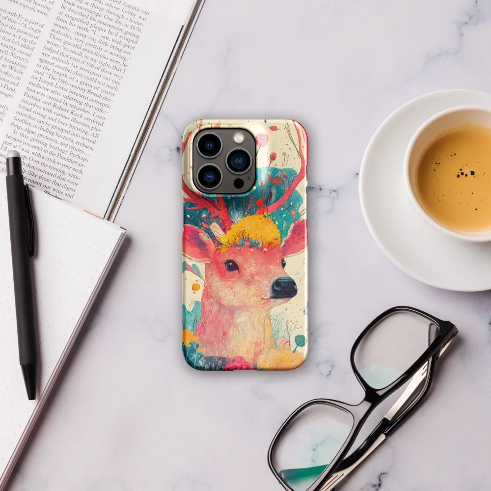 Whimsical Harmony: A Deer in Bloom