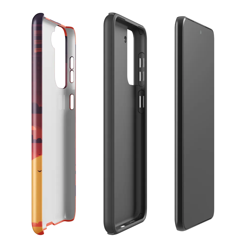 Urban Dusk: A Symphony of Cityscapes | Phone Case |  S21 Plus | Tough Case | Glossy