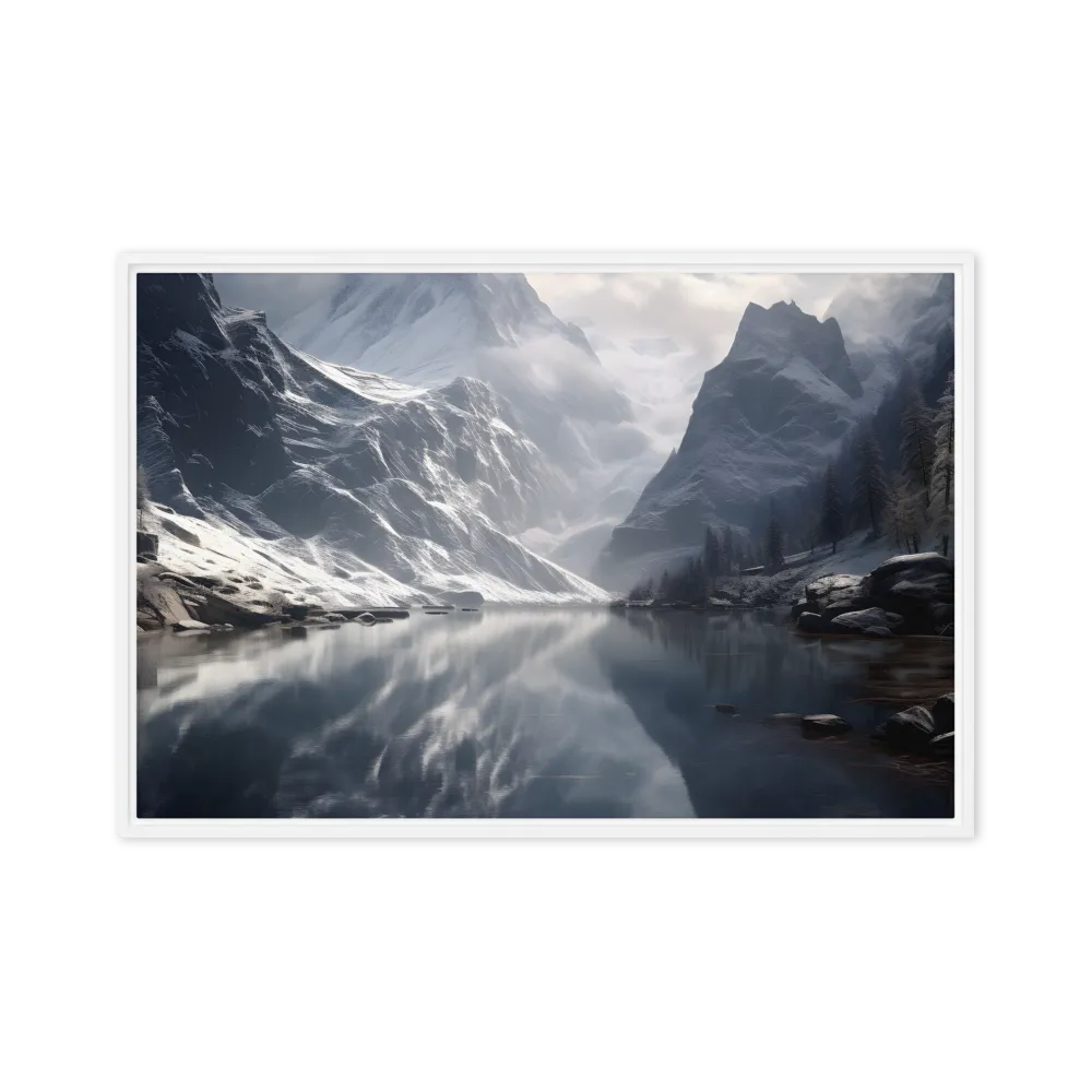 Echoes of Tranquility | Canvas with White Frame | 20″×30″