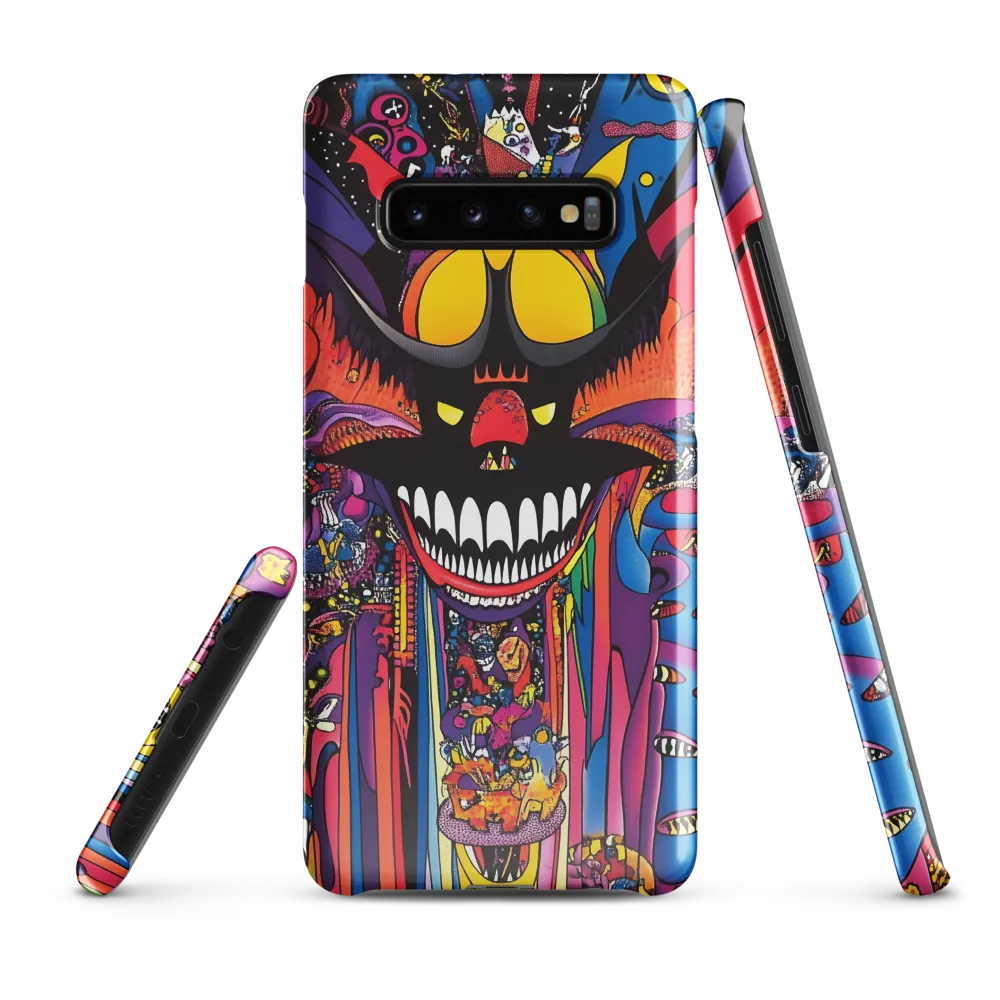 Whimsical Chaos: A Psychedelic Journey | Phone Case |  S10 Plus | Snap Case | Glossy