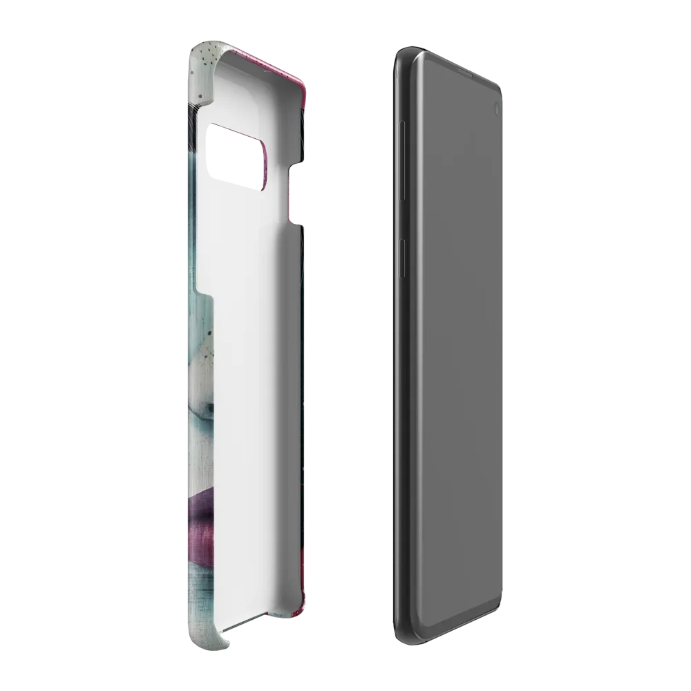 Serenity in Color: A Modern Portrait | Phone Case |  S10 Plus | Snap Case | Glossy