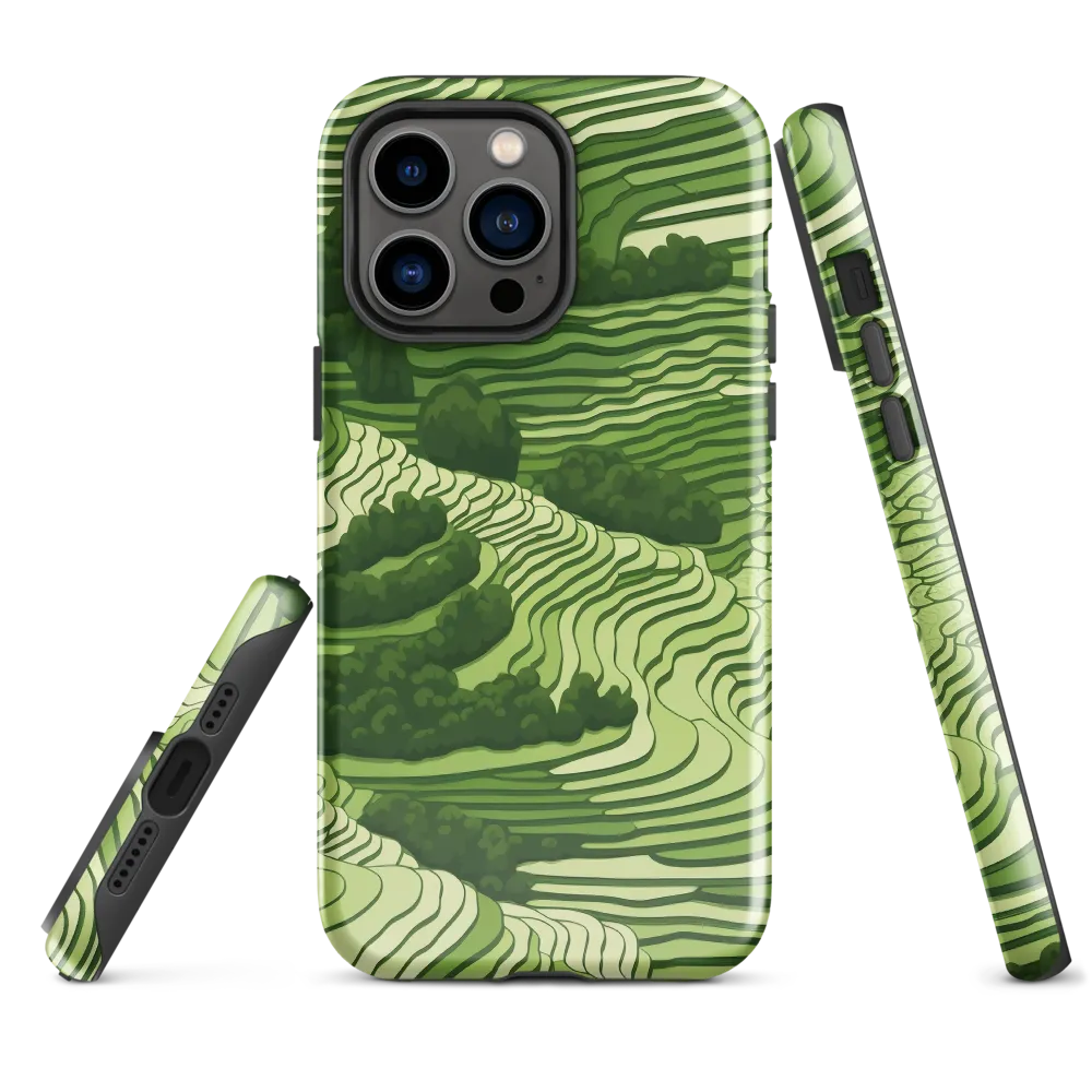 Waves of Green: An Abstract Landscape