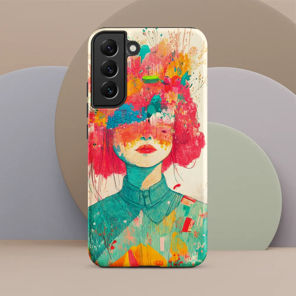 Whimsical Floral Portrait