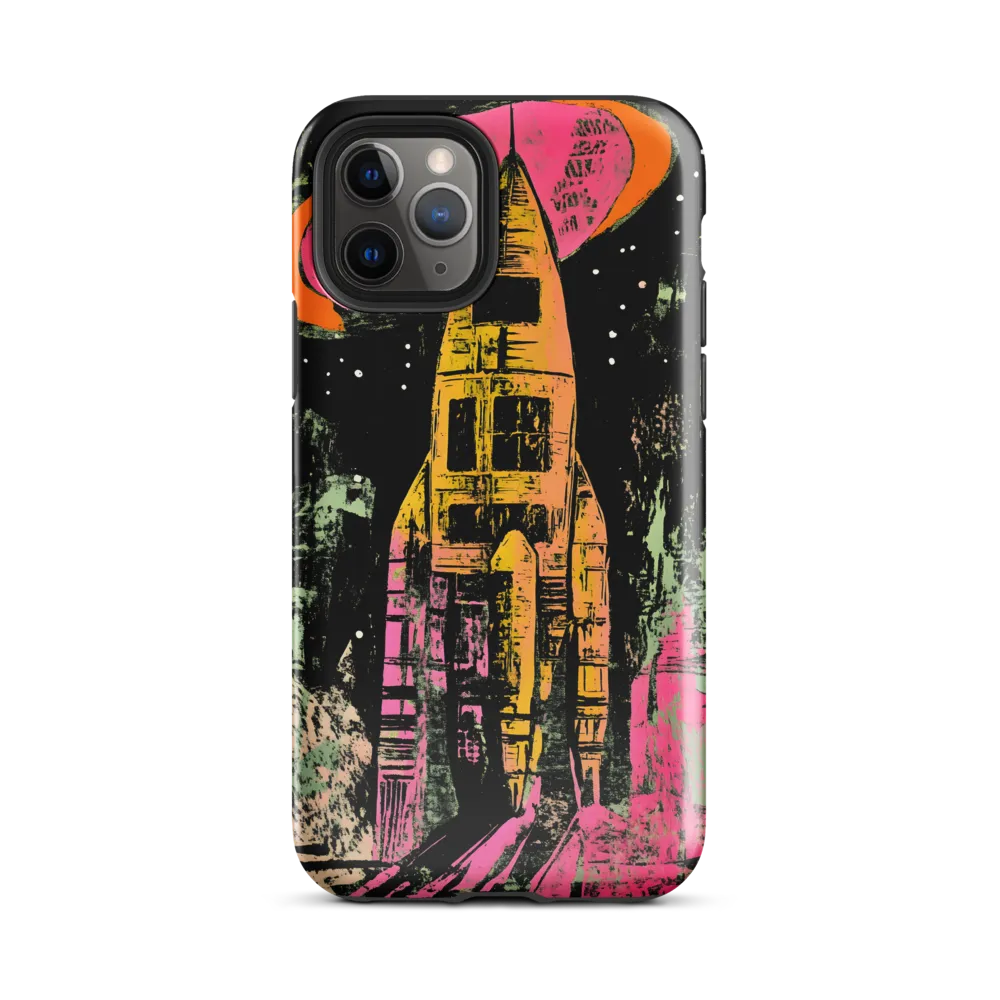 Cosmic Voyage: A Surreal Rocket Adventure