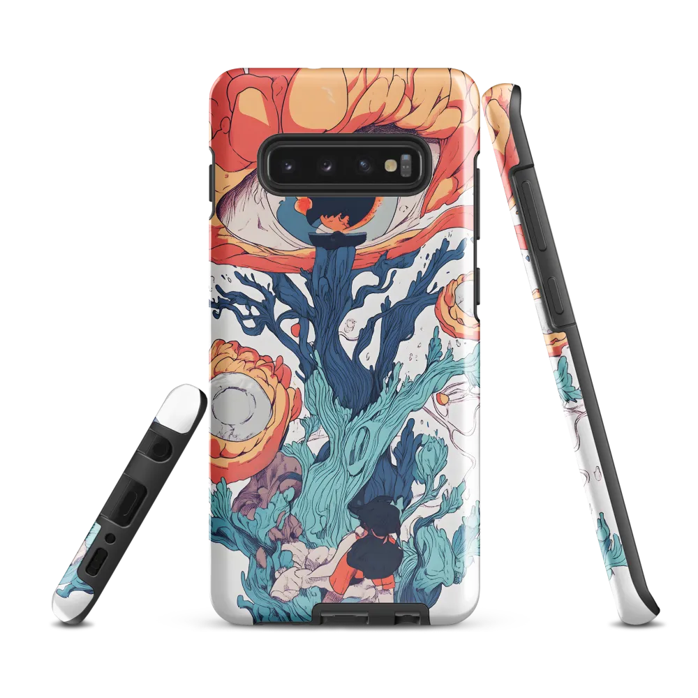 The Watchful Bloom | Phone Case |  S10 Plus | Tough Case | Glossy