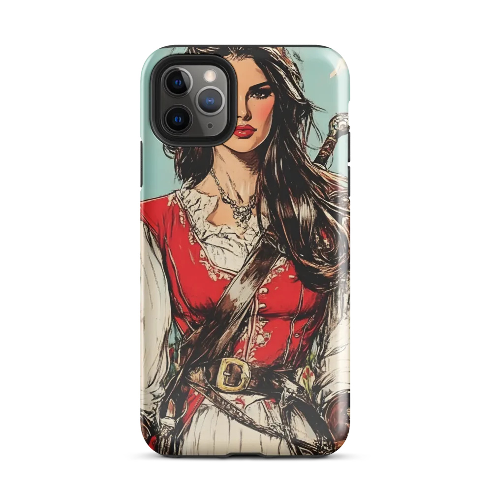 Fearless Pirate Queen | Phone Case |  11 Pro Max | Tough Case | Glossy