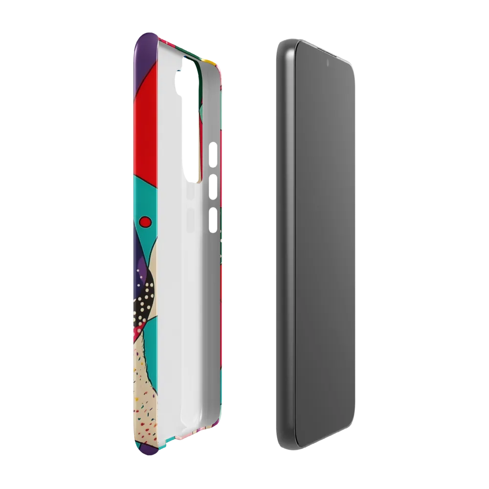 Playful Geometry in Color | Phone Case |  S22 Plus | Snap Case | Glossy