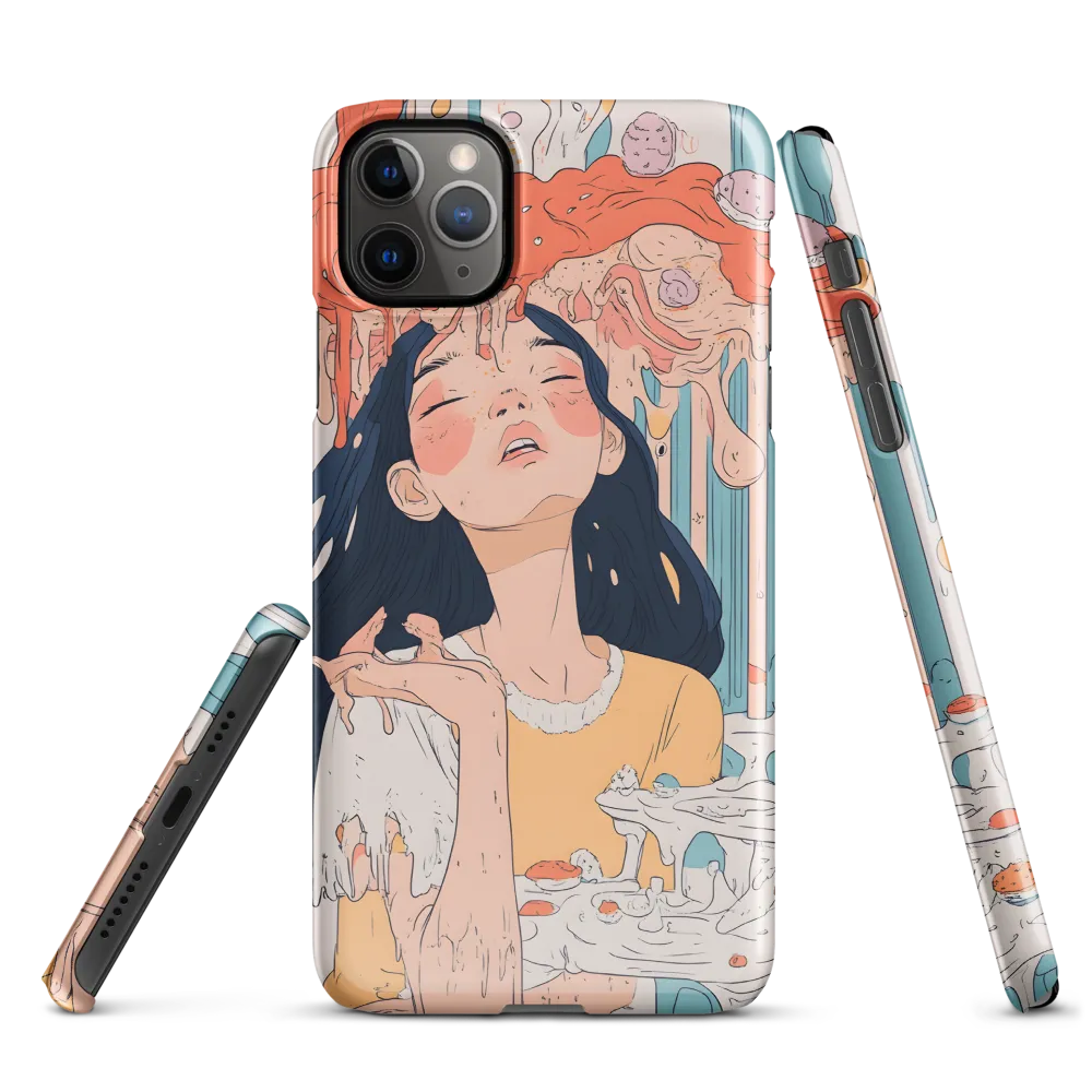 Melting Dreams: A Whimsical Indulgence | Phone Case |  11 Pro Max | Snap Case | Glossy