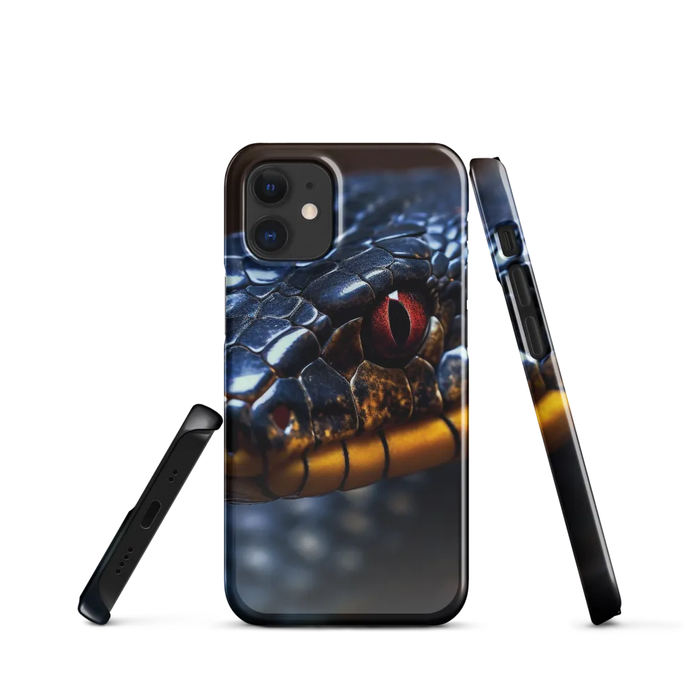 The Serpent's Gaze | Phone Case |  12 Mini | Snap Case | Glossy