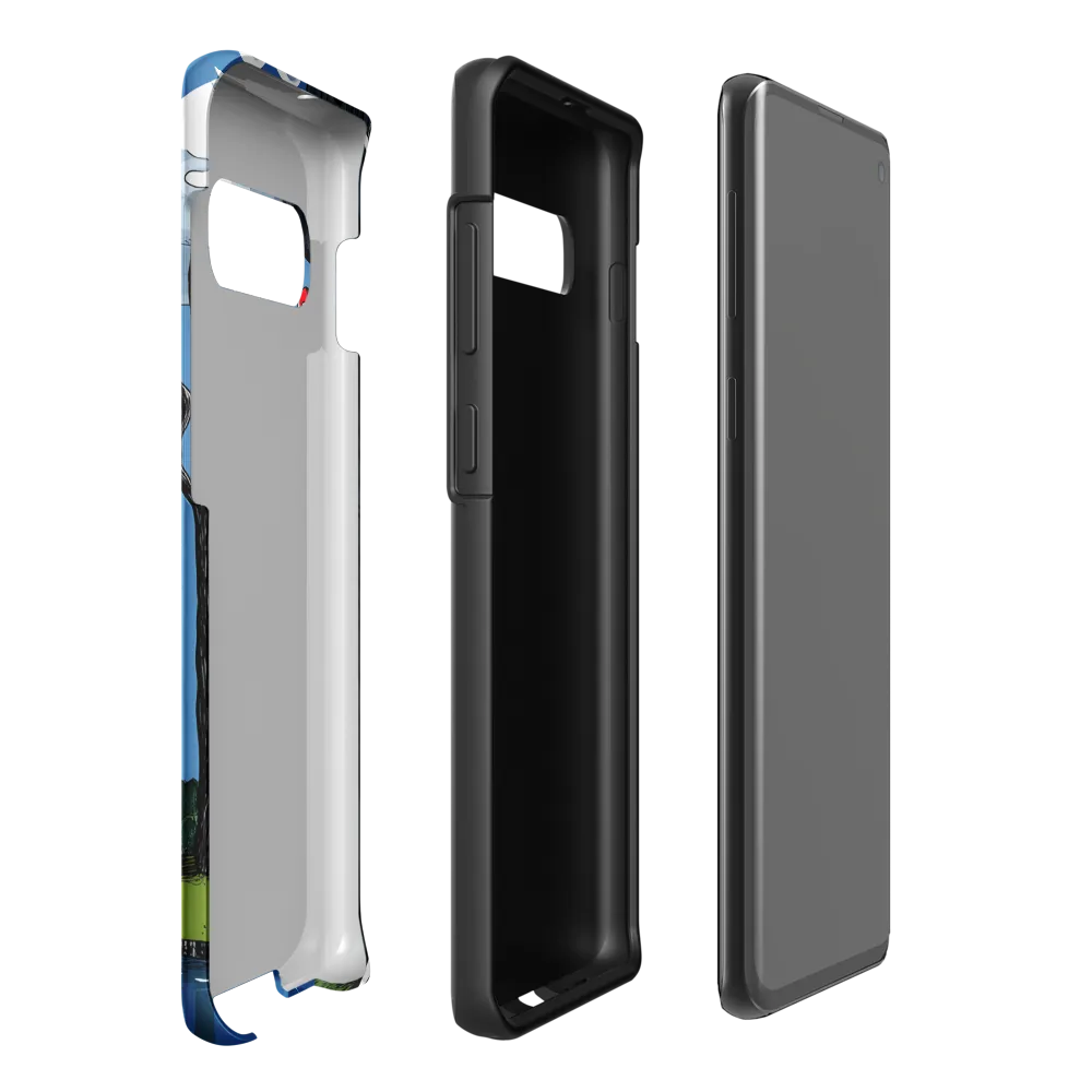 Whimsical Cliffside Reflections | Phone Case |  S10 Plus | Tough Case | Matte