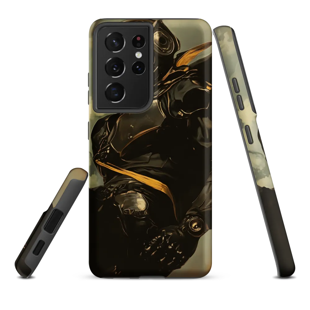 Ethereal Explorer: The Enigmatic Astronaut | Phone Case |  S21 Ultra | Tough Case | Matte