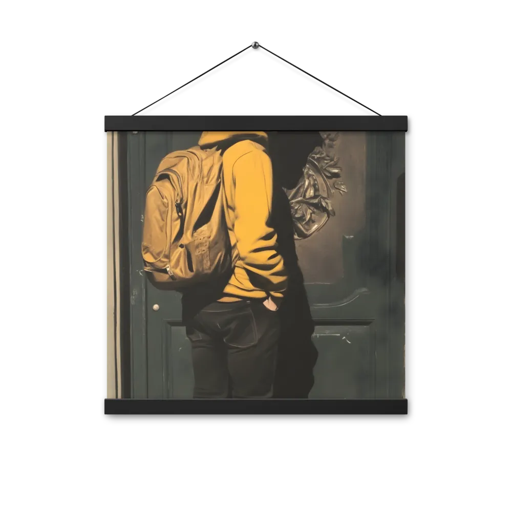 Silent Reflection | Poster With Black Wood Hanger | 16″×16″