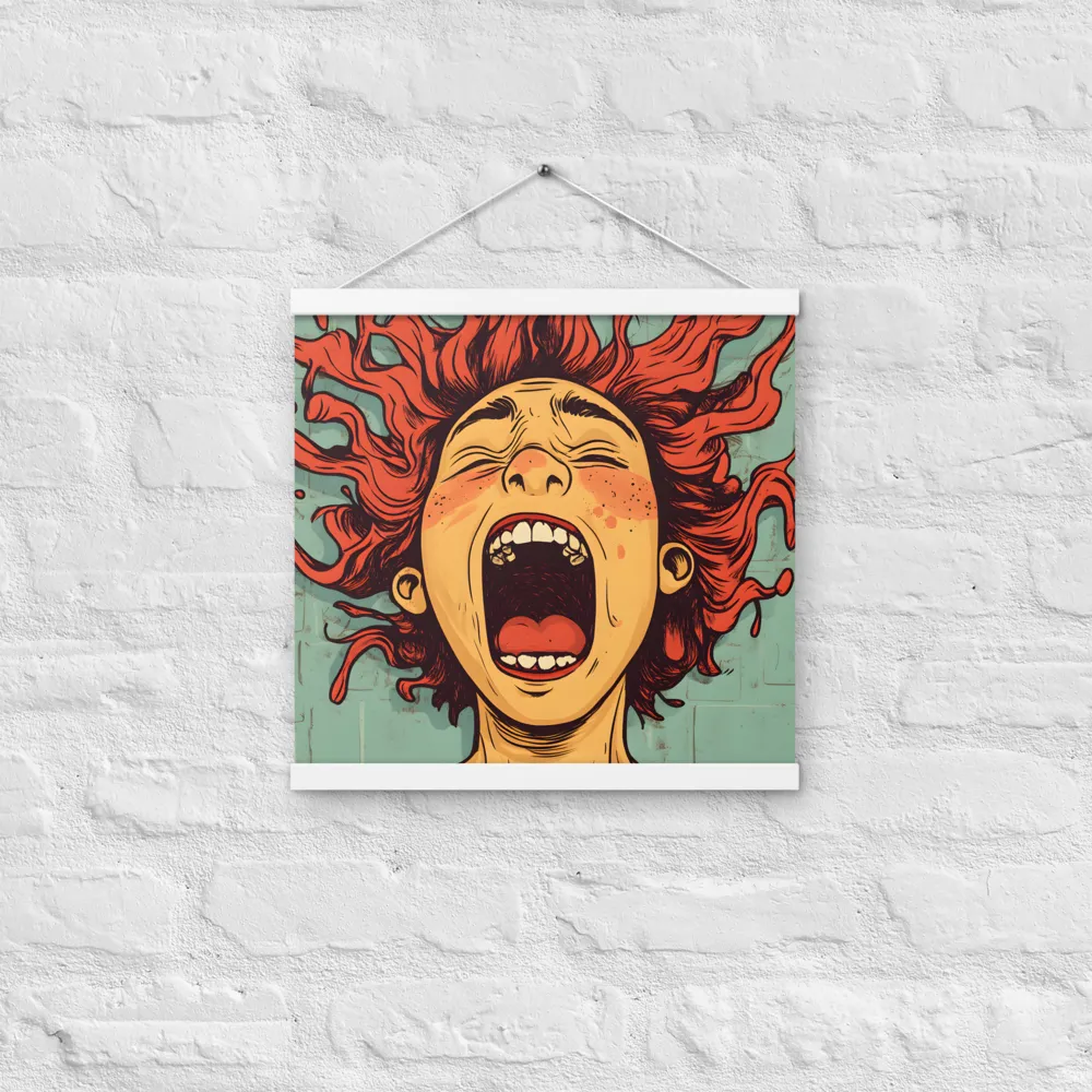 Fury Unleashed | Poster With White Wood Hanger | 16″×16″