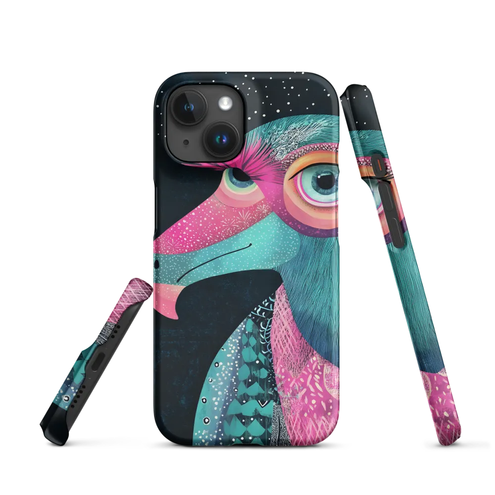 Whimsical Vulture: A Dance of Colors