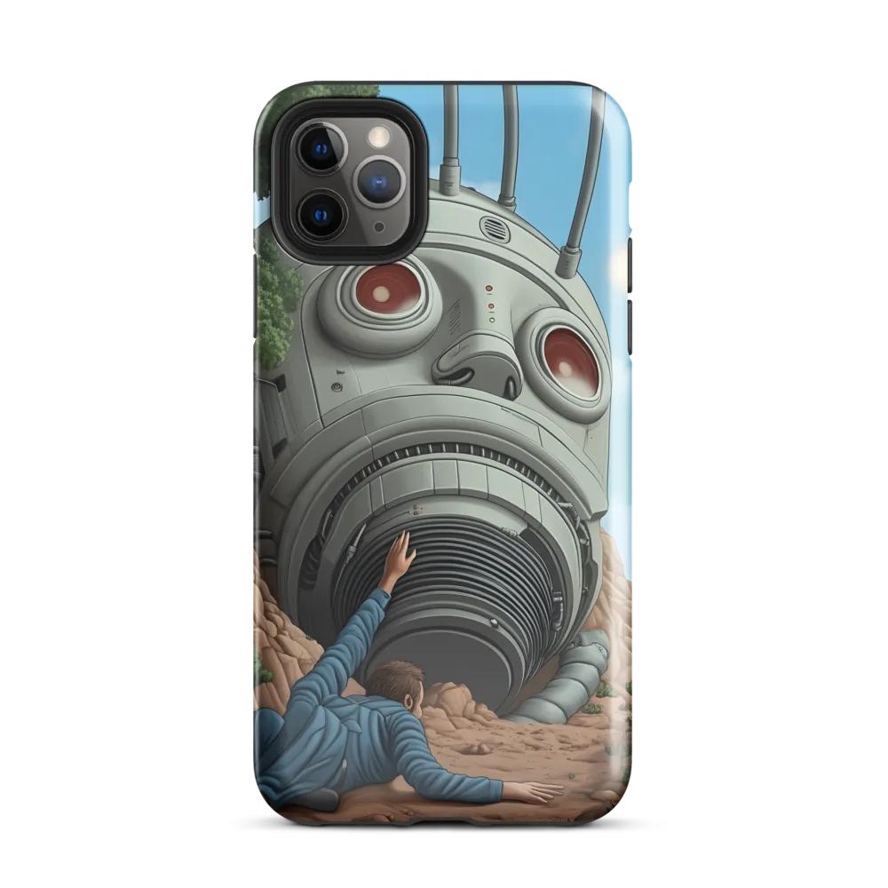 The Descent into Technological Abyss | Phone Case |  11 Pro Max | Tough Case | Glossy