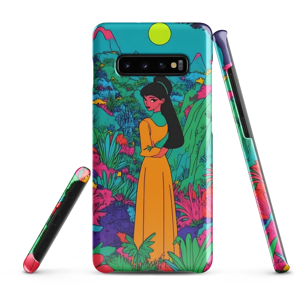 Ethereal Serenity in a Psychedelic Landscape | Phone Case |  S10 Plus | Snap Case | Glossy