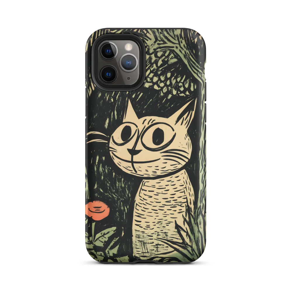 Whimsical Cat in the Forest