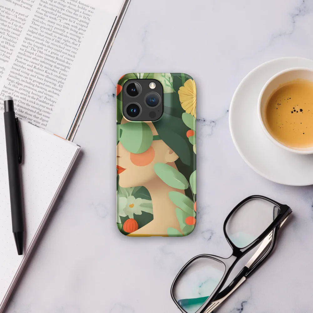 Nature's Serenity: A Modern Portrait | Phone Case |  16 Pro | Snap Case | Matte