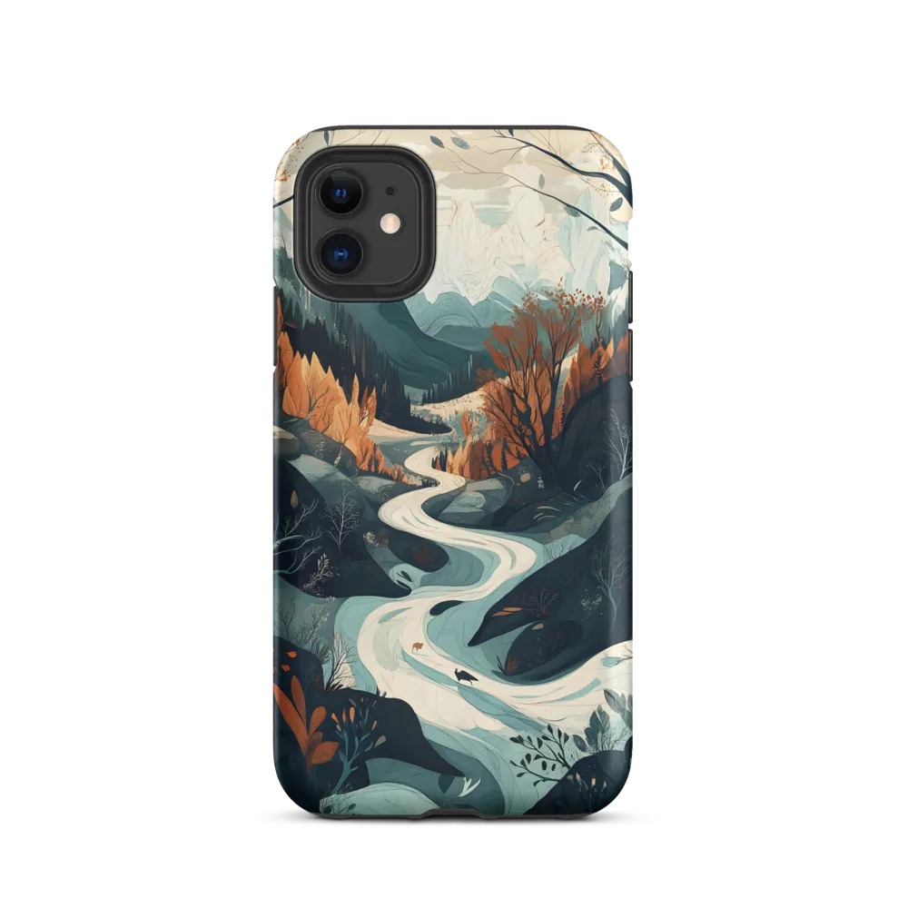 Winding Serenity: A Digital Landscape