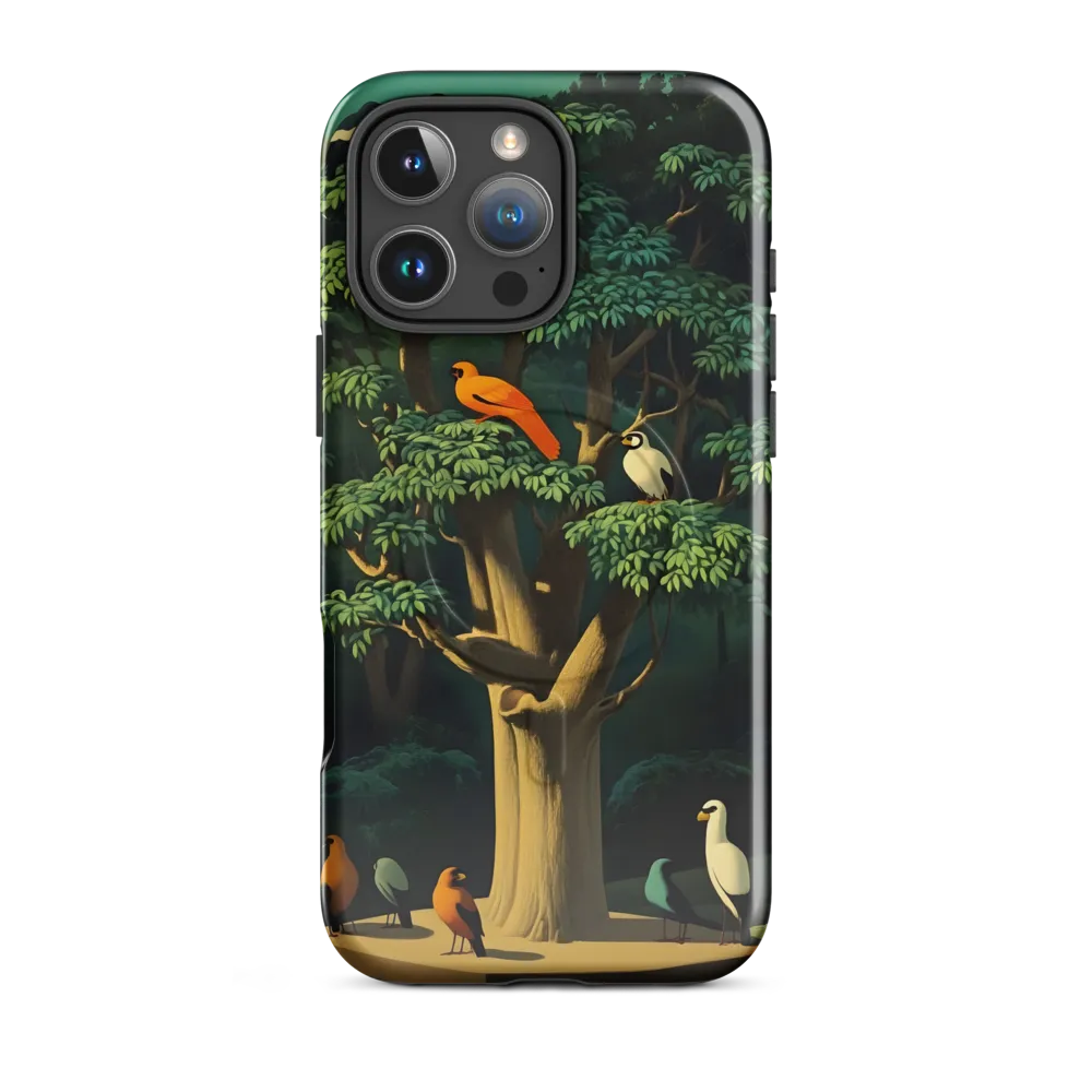 Harmony in Color: A Surreal Bird Symphony