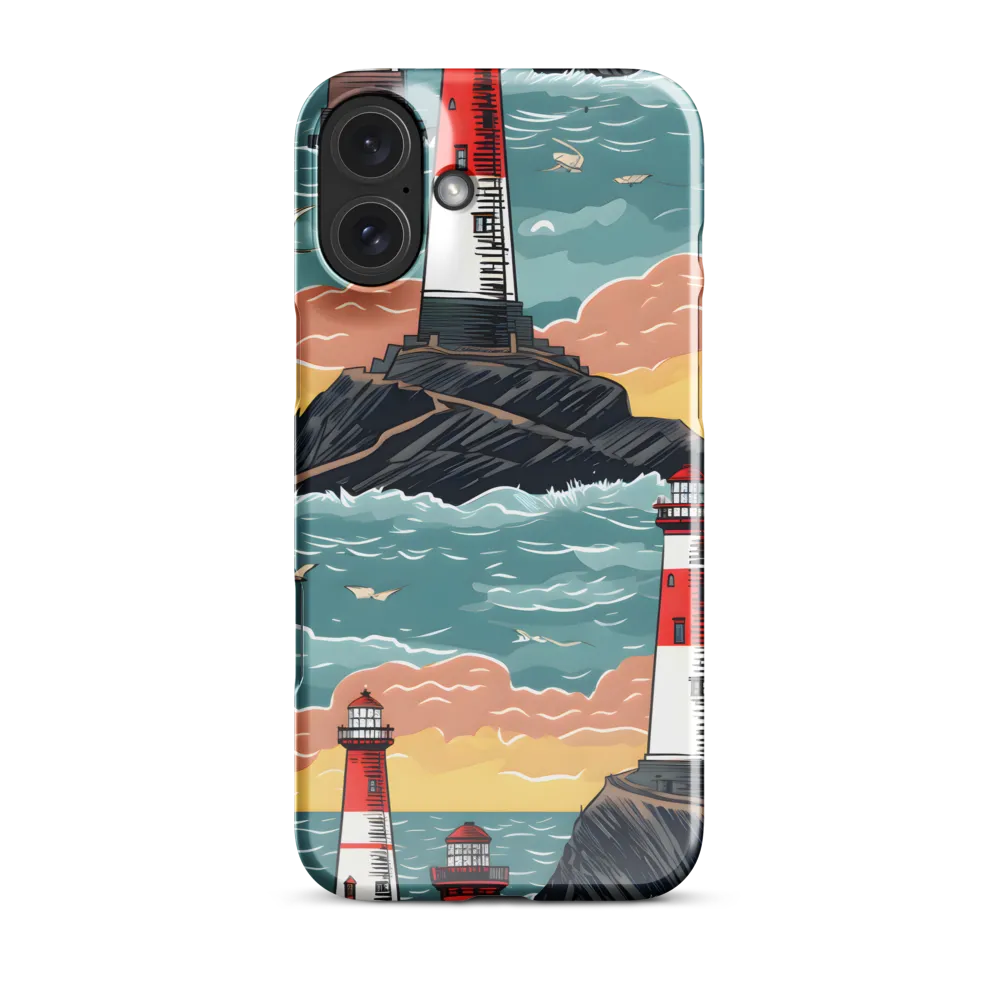 Lighthouses in a Whimsical Ocean