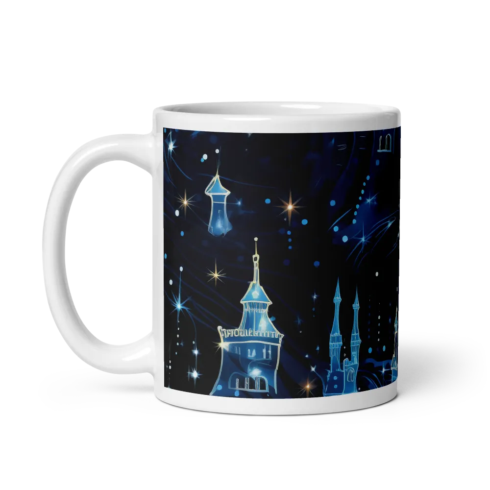 Dreamy Castles in a Starry Sky | Mug with White inside | 11 oz