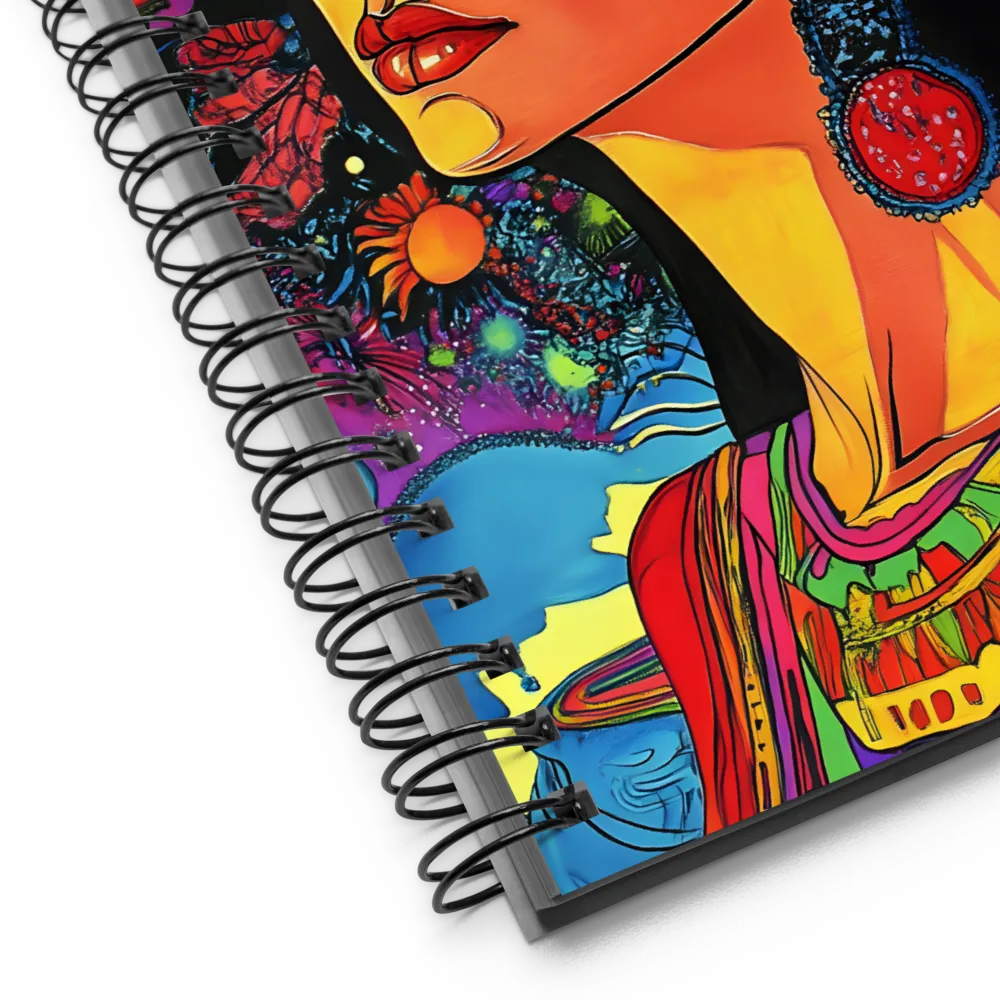 Ethereal Dreamscape in Vivid Colors | Spiral Notebook