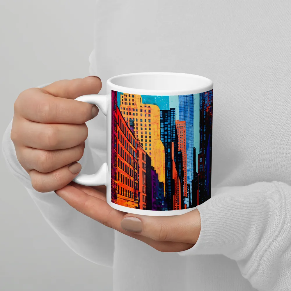 Vibrant Urban Horizons | Mug with White inside | 11 oz