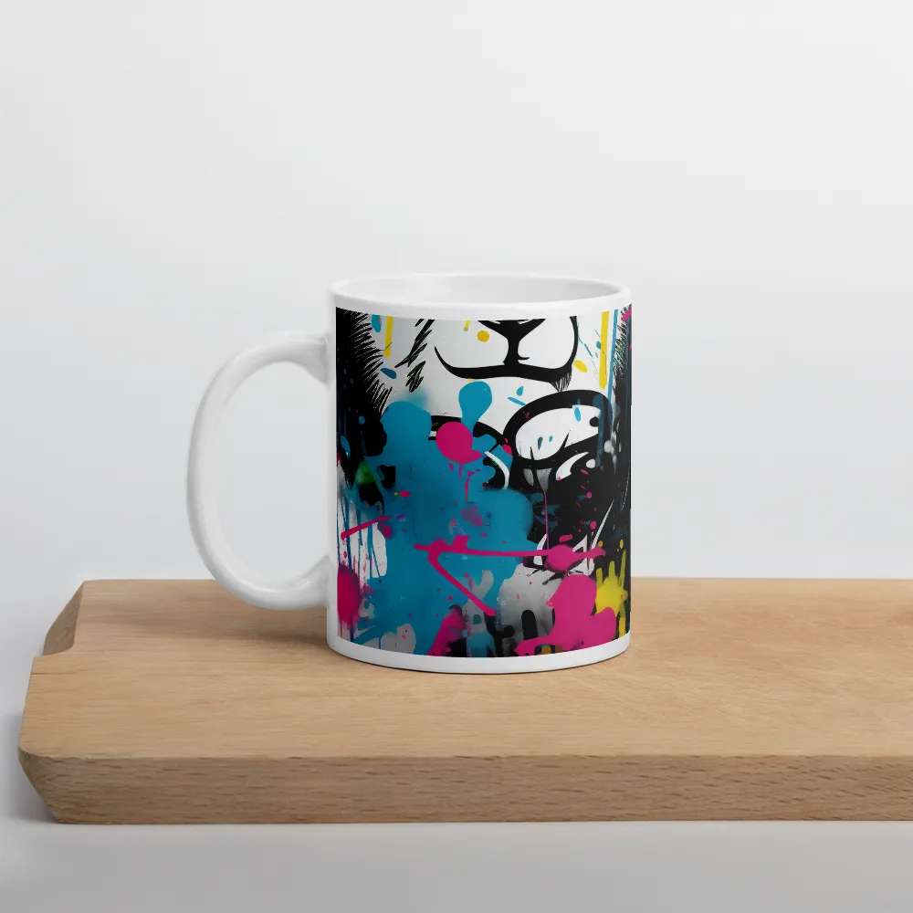 Urban Symphony: The Playful Panda | Mug with White inside | 11 oz