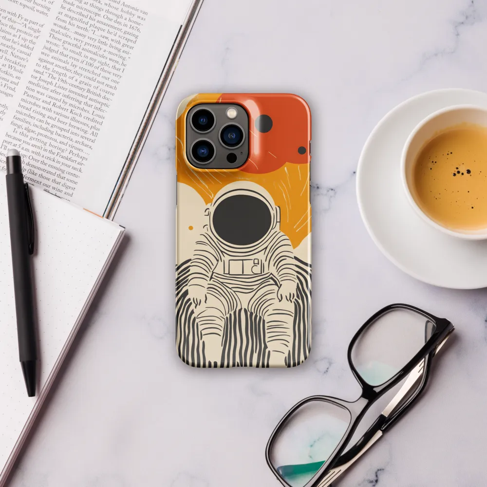 Astronaut in Cosmic Thoughts | Phone Case |  14 Pro Max | Snap Case | Glossy