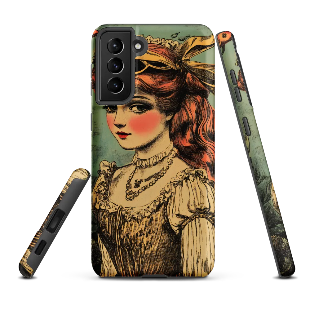 Elegance Beneath the Waves | Phone Case |  S21 Plus | Tough Case | Matte