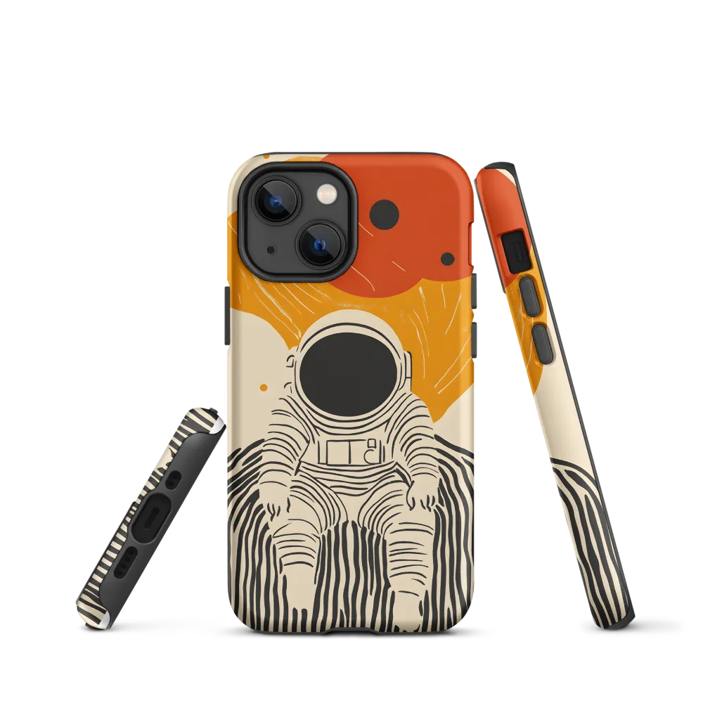 Astronaut in Cosmic Thoughts | Phone Case |  13 mini | Tough Case | Matte