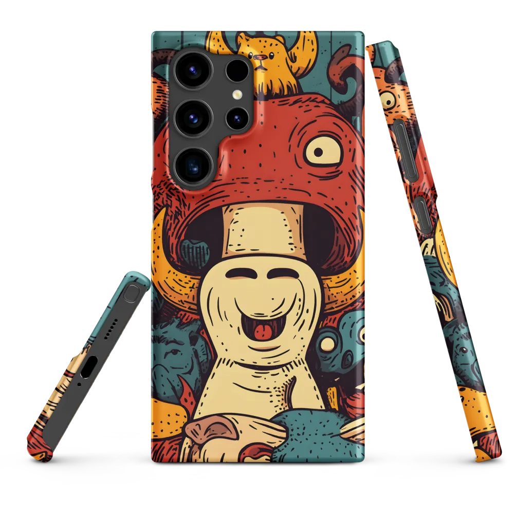 Whimsical Gathering of Creatures | Phone Case |  S24 Ultra | Snap Case | Matte
