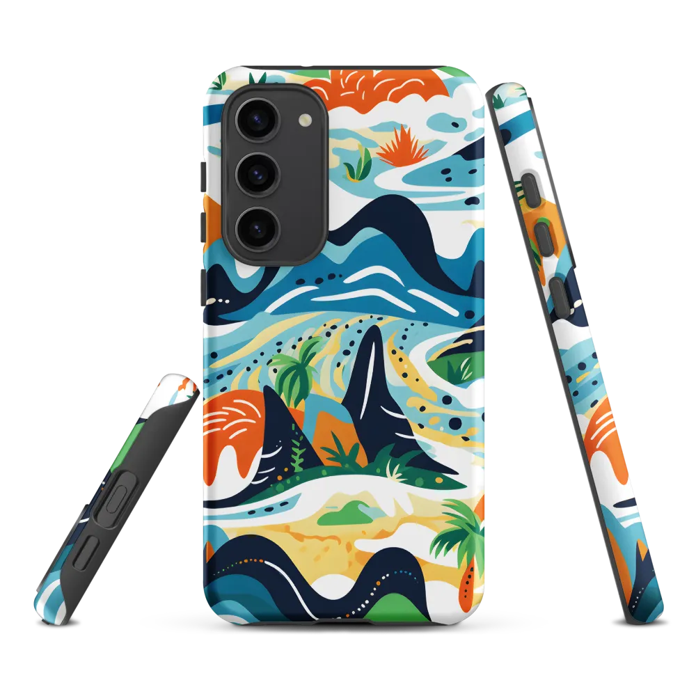 Abstract Tropical Landscape