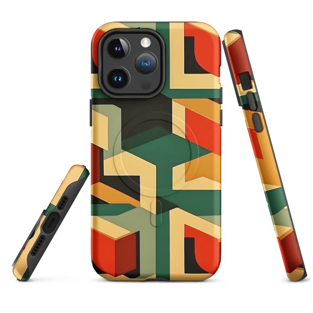 Dynamic Geometry: An Exploration of Form | Phone Case |  14 Pro Max | MagSafe® Tough Case | Matte
