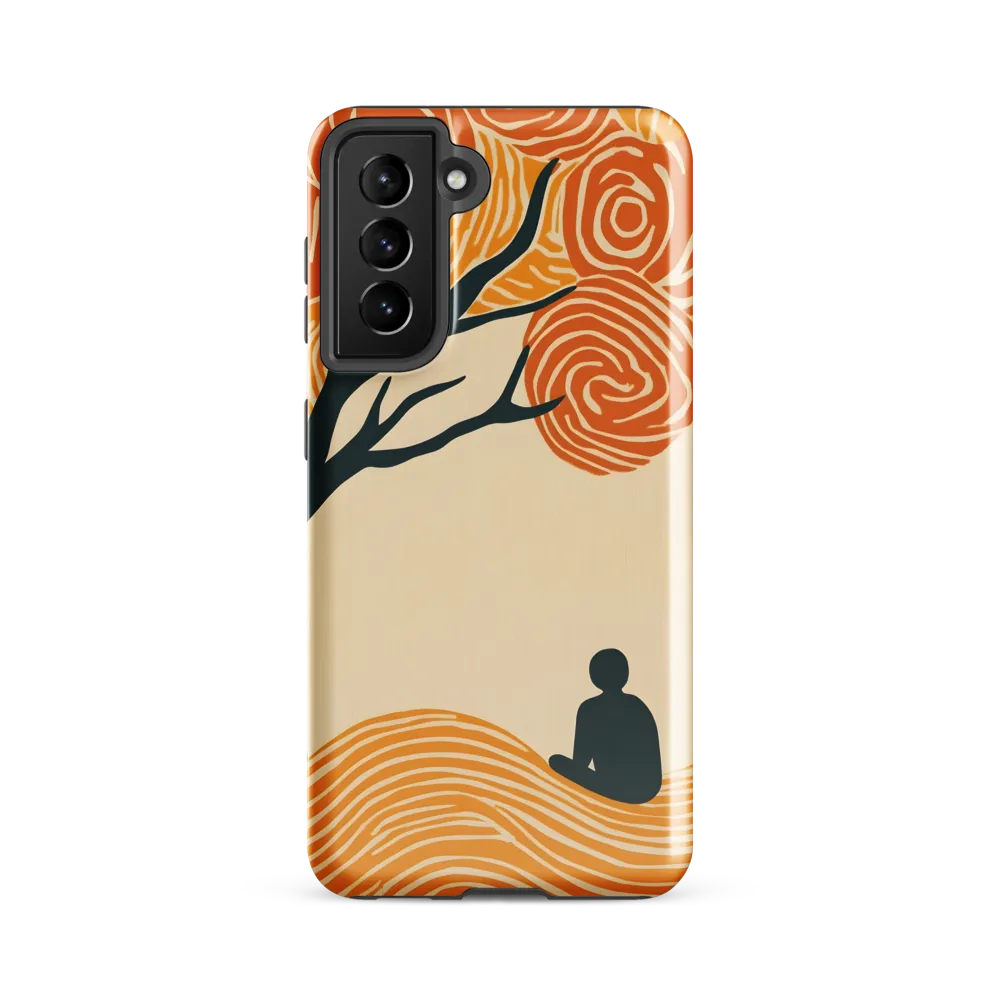 Silent Reflections under Swirling Leaves