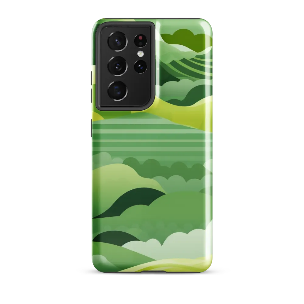 Tranquility in Green Waves