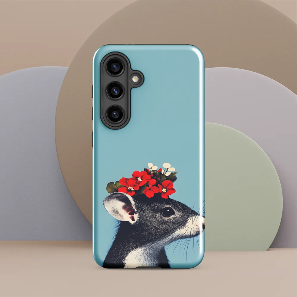 Whimsical Flora: A Mouse's Floral Crown
