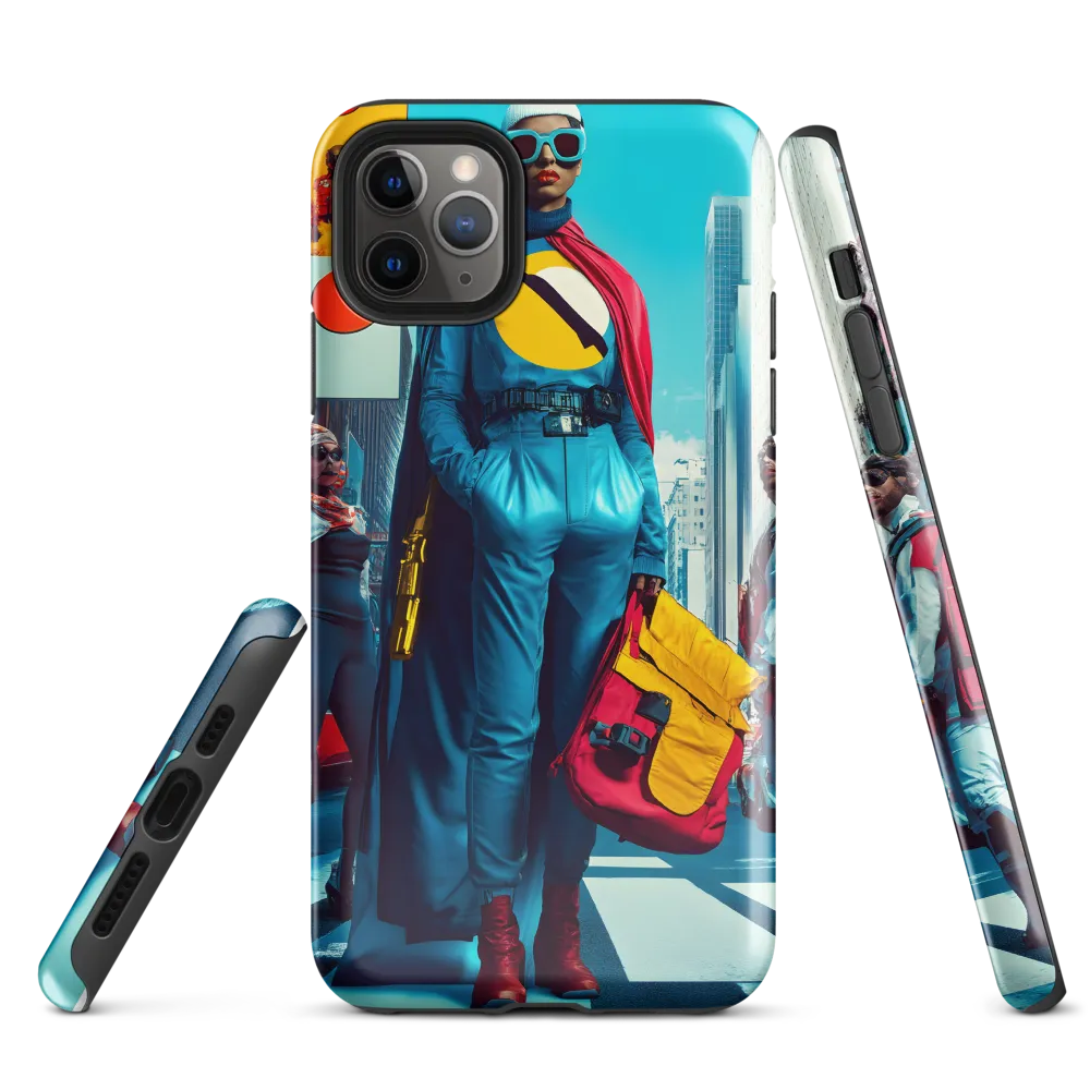 Urban Power: A Superhero's Stance | Phone Case |  11 Pro Max | Tough Case | Glossy