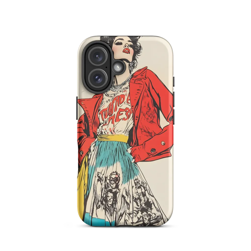 Vibrant Elegance: A Pop Art Fashion Statement | Phone Case