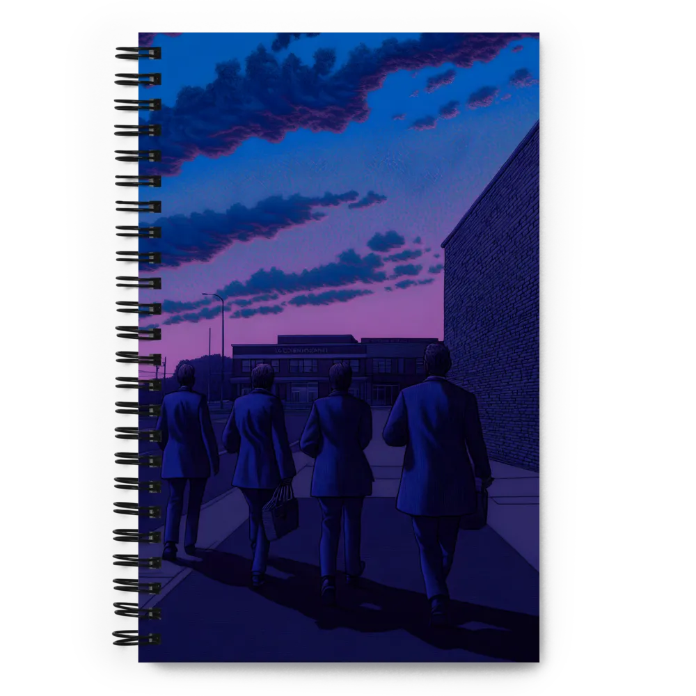 The Twilight Stroll | Spiral Notebook